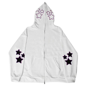 Sweat à capuche zippé unisexe personnalisé vierge Sweat à capuche zippé en coton épais de meilleure qualité Sweat à capuche zippé complet imprimé - Product Image 6