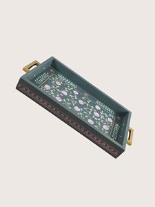 Bandeja de Servicio de Diseño con Recubrimiento de Esmalte de Madera MDF, Bandeja de Mesa de Alta Calidad para Hoteles y Restaurantes - Product Image 2