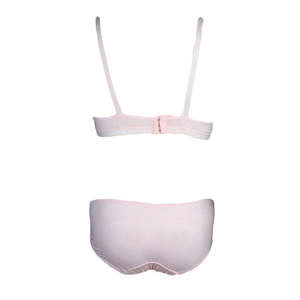Ensemble soutien-gorge et culotte en mousse pour femme - Rose - Product Image 2