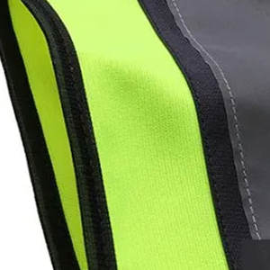 Chaleco reflectante de seguridad de dos tonos de alta visibilidad con bolsillos y chaleco reflectante de construcción con cremallera a precio barato - Product Image 4