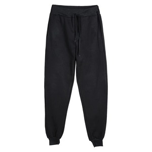 Men's Autumn High Waist Thick Warm Wide <b>Leg</b> Straight Loose Track Pants Casual Thermal Sweatpants Plus Size - Product Image 1