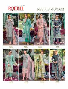 Material de vestido impreso Digital de algodón suave de primera calidad para Salwar Kameez catálogo completo disponible tarifa al por mayor desgaste de fiesta adecuado - Product Image 6