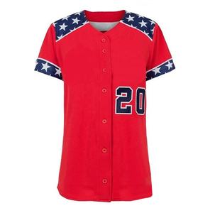 ซอฟท์บอลนานาชาติและกีฬาเบสบอลสวมทีมออกแบบใหม่ที่น่าสนใจสวมเครื่องแบบซอฟท์บอล Sublimated - Product Image 2