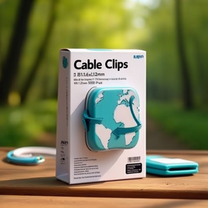 Clips para Cables Tipo G, Abrazaderas Planas para Cables de 11 B10.6xL12mm, Cable B.1.25mm, Paquete de 5000 - Product Image 3