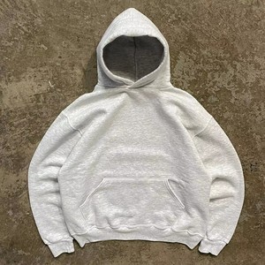 Sudadera con capucha de felpa de algodón 100% de gran tamaño para hombre, jersey de talla grande de peso pesado con logotipo personalizado, Capucha forrada con cordón, tejido - Product Image 2