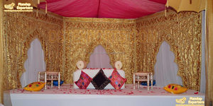 ซื้อซุ้มแต่งงานสำหรับฉากหลังเวทีที่มีสไตล์สำหรับงานแต่งงานที่ไม่ซ้ำใครแท่นวางสำหรับเวทีแต่งงาน - Product Image 6