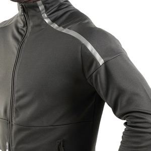 ชุดวอร์มผู้ชายคอตั้ง ผ้าโพลีเอสเตอร์/คอตตอน แขนยาว น้ำหนักเบา แห้งเร็ว ระบายอากาศดี มีกระเป๋าข้าง สไตล์ลำลอง ขายส่ง - Product Image 4