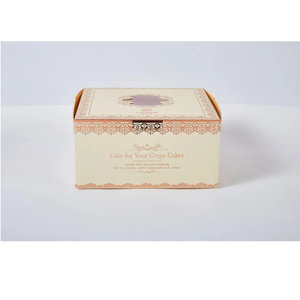 Caja personalizada para tartas Kraft, para ventana de alimentos, embalaje de papel, barnizado, cajas ranuradas, materiales reciclados, acabado mate, CMYK/Pantone - Product Image 3