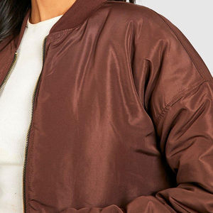 Blouson Bomber en Jean Matelassé Brut d'Hiver, Style Long, Séchage Rapide, Respirant, en Polyester Brillant, pour Homme, Vente en Gros, OEM - Product Image 4