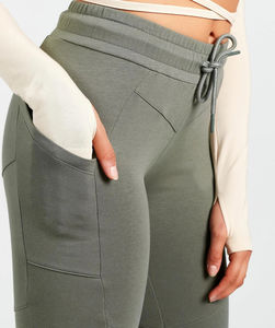 Pantalones Casuales de Mujer con Cintura Alta, Precio al por Mayor, Logotipo Personalizado, Nuevo Estilo, Color Personalizado, Pantalones Deportivos Casuales para Mujer - Product Image 6