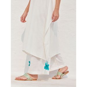 Ensemble de 2 kaftans palazzo Lagoon, couleur unie - Product Image 5