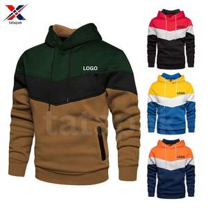 เสื้อสเวตเตอร์มีฮู้ดสำหรับผู้ชายเสื้อสเวตเตอร์มีฮู้ด100% โพลีเอสเตอร์กันหดระบายอากาศได้ดีผ้าถักสไตล์วินเทจ - Product Image 6