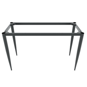 Escritorio Minimalista HBCN003 de 120x50cm en Madera Contrachapada con Revestimiento de Melamina y Patas Cone II, Mueble de Oficina Moderno en Forma de L - Product Image 6