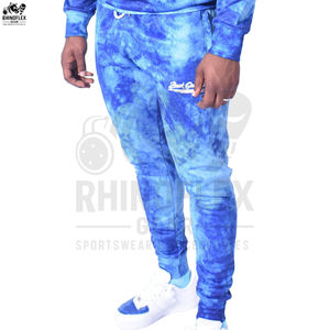 ชุดวอร์มมีฮู้ดลายมัดย้อมแบบใหม่ สไตล์ลำลอง สำหรับผู้ชาย ผ้าฟลีซโพลีเอสเตอร์/คอตตอน ระบายอากาศ แห้งเร็ว เหมาะสำหรับฤดูหนาว - Product Image 3