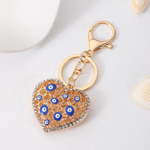 <span class=keywords><strong>Porte</strong></span>-clés œil bleu maléfique 2025, accessoires pour sac, <span class=keywords><strong>porte</strong></span>-clés œil bleu maléfique main de Hamsa avec <span class=keywords><strong>pompon</strong></span> - Product Image 2