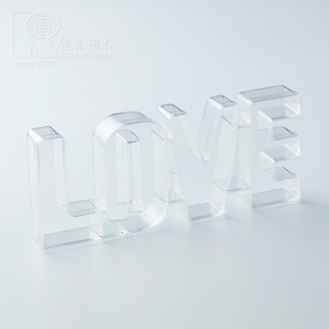 Boîte de rangement pour bonbons en plastique PS transparent en forme de cœur Kwang Hsieh, 300x126x37mm, avec logo personnalisé pour les décorations de sapin de Noël - Product Image 2