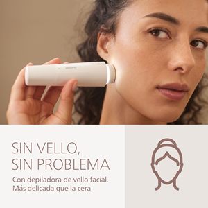 Afeitadora Inalámbrica de 3 Cuchillas para Uso en Seco y Húmedo con Luz LED, Depiladora Corporal para Cara, Piernas y Área del Bikini - Product Image 4