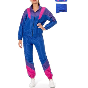 Conjunto de 2 piezas informal de algodón 100% para mujer, pantalón largo y cuello con cremallera, chándales de estilo deportivo para Fitness, conjunto de chándales de invierno - Product Image 2