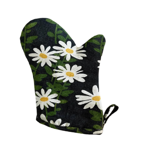 100% coton avec gris rose Design Floral four épais jolie mitaine marque Premium cuisine cuisson cuisson utiliser durable réutilisable - Product Image 3