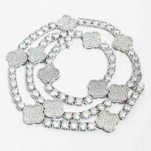 Qualité supérieure D Couleur Moissanite Diamant 925 Sterling Silver Tennis Chaîne Fine Colliers Pour Femmes bijoux Toute Occasion - Product Image 3