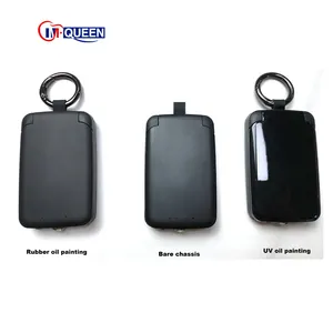 Werbe geschenk Notfall Schlüssel bund Power Bank 2000mah Mini Smart Power bank mit Schlüssel ring Eingebaute Kabel USB Power Bank Ladegeräte