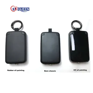 קידום מכירות מתנה חירום Keychain כוח בנק 2000mah מיני חכם Powerbank עם מפתח טבעת נבנה כבל Usb כוח בנק מטענים