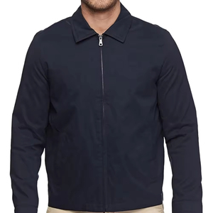 Autumn <b>Winter</b> Men's Casual Outdoor Sports Jacket Loose Fit Stand Collar Canvas Fabric Business Casual Jacket - Product Image 2