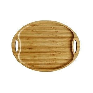Bandeja cuadrada de madera de Acacia de excelente calidad, diseño grande de bambú, pulido transparente, hogar, cocina, bandeja de servicio multiusos, diseño más nuevo - Product Image 4