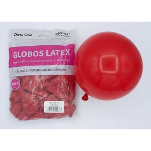 Party Love <b>Latex</b> Balloons 30cm <b>Red</b> 50pcs Pack For Decoration - Product Image 1