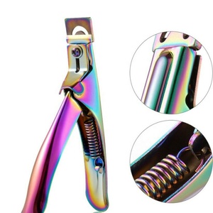 Coupe-ongles professionnel en acier inoxydable à bord ciseaux pour cuticules et ongles épais – Durable et réutilisable pour ongles en acrylique - Product Image 3
