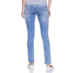 Nouveau design de pantalon en jean skinny taille basse pour femmes pantalon d'été personnalisé et décontracté de qualité supérieure en jean délavé pour femmes à des prix abordables - Product Image 2