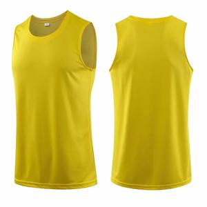 Maillots de basket-ball pour hommes, sans manches, de haute qualité, imprimés par sublimation, col haut, polyester respirant, séchage rapide - Product Image 6
