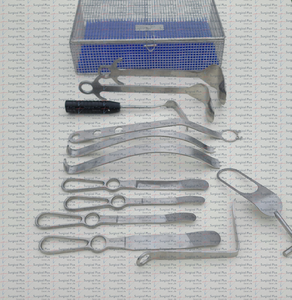 Ensemble de rétracteurs d'épaule pour chirurgie, 13 pièces, avec boîte de stérilisation en maille, orthopédie - Product Image 1