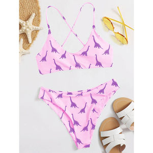 Adolescentes maillots de bain Bikini deux pièces Bikini Bandeau maillots de bain femmes maillot de bain Mini Micro évider une pièce maillots de bain 2025 nouveau - Product Image 4