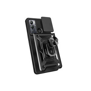 Étui magnétique premium JoieCreatif Vega pour Infinix Hot 12i avec protection coulissante pour l'appareil photo, couleur bleue - Product Image 6