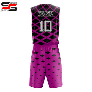Ensemble d'uniformes de basketball personnalisés de haute qualité, logo brodé, maillot et short de basketball réversibles - Product Image 2