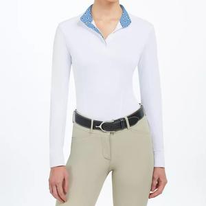 เสื้อขี่ม้าระบายอากาศได้ดีเสื้อนักขี่ม้าเสื้อนักขี่ม้าแบบปรับแต่งได้ - Product Image 1