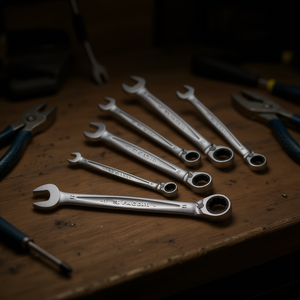 Jeu de clés à cliquet combinées Facom 6 pièces - Product Image 3