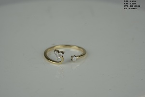 Anillo de moissanita de diamante cultivado en laboratorio de alta calidad corte redondo 0,10 quilates VS1 claridad IGI SGL certificado Oro rosa oro plata proveedor - Product Image 4