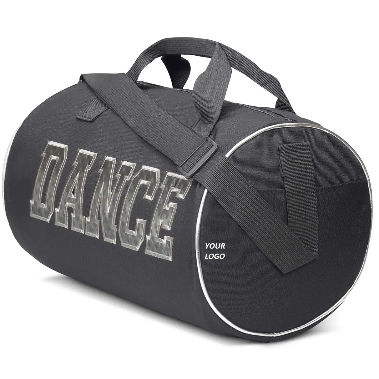 Custom Design Good Quality plain Black Color Dancing Bags Hand Holding Fashion Blank Simple Casual Nylon Dance Bags