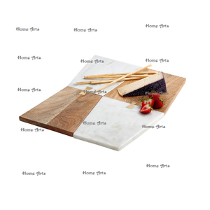 Planche à fromage en marbre de qualité supérieure de forme carrée personnalisée planche à découper pour fruits et légumes à Offre Spéciale - Product Image 4