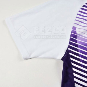 OEM Custom Short Sleeve Breathable Soccer Uniform for Summer-100% Polyester Quick Dry Fast Factory Direct Export - Product Image 4
