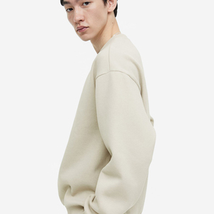Hombres Sudadera de alta calidad en blanco de los hombres al por mayor de cuello redondo sudadera de hombre de impresión de logotipo personalizado sudadera - Product Image 4