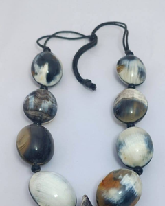 สร้อยคอจี้เขาควายทำด้วยมือหรูหราเครื่องประดับแฟชั่นจี้เขากระทิงสำหรับผู้หญิง - Product Image 2