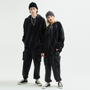 Entier Hip Hop O-cou Long Casual Haute Qualité Personnalisé Imprimé Sweat Mode Tie Dye Pur Coton Hoodies DDP Expédition - Product Image 1