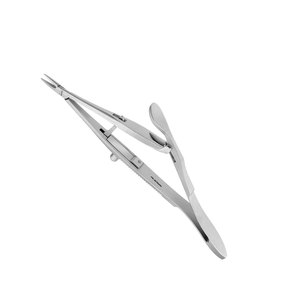 Porte-aiguilles manuel droit Kalt, chirurgical, 14 cm, acier inoxydable, haute qualité, certifié CE, instrument précis pour la suture médicale - Product Image 2