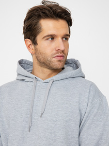 Sudadera con capucha de gran tamaño de lana 100% de alta calidad personalizada para hombre, bloque de Color con diseño gráfico, Sudadera con capucha de estilo callejero de invierno para hombre - Product Image 3
