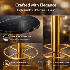 Mesa de Bar Moderna, Alta, para Recepción, Cócteles, Cafetería, Restaurante, Eventos, Salón, Muebles de Bar Comerciales - Product Image 4