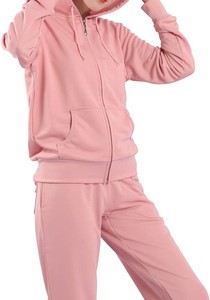 Wholesale Breathable Lightweight Winter Hooded <b>Polyester</b>/Cotton Women's Jogging Suit Sweatpants Sweatsuit Set Tracksuit <b>Jogger</b> - Product Image 4