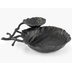 Bol de service en métal de haute qualité avec finition brillante pour servir des fruits, des chips et des trempettes, décoration de table de mariage, rangement pour fruits - Product Image 2